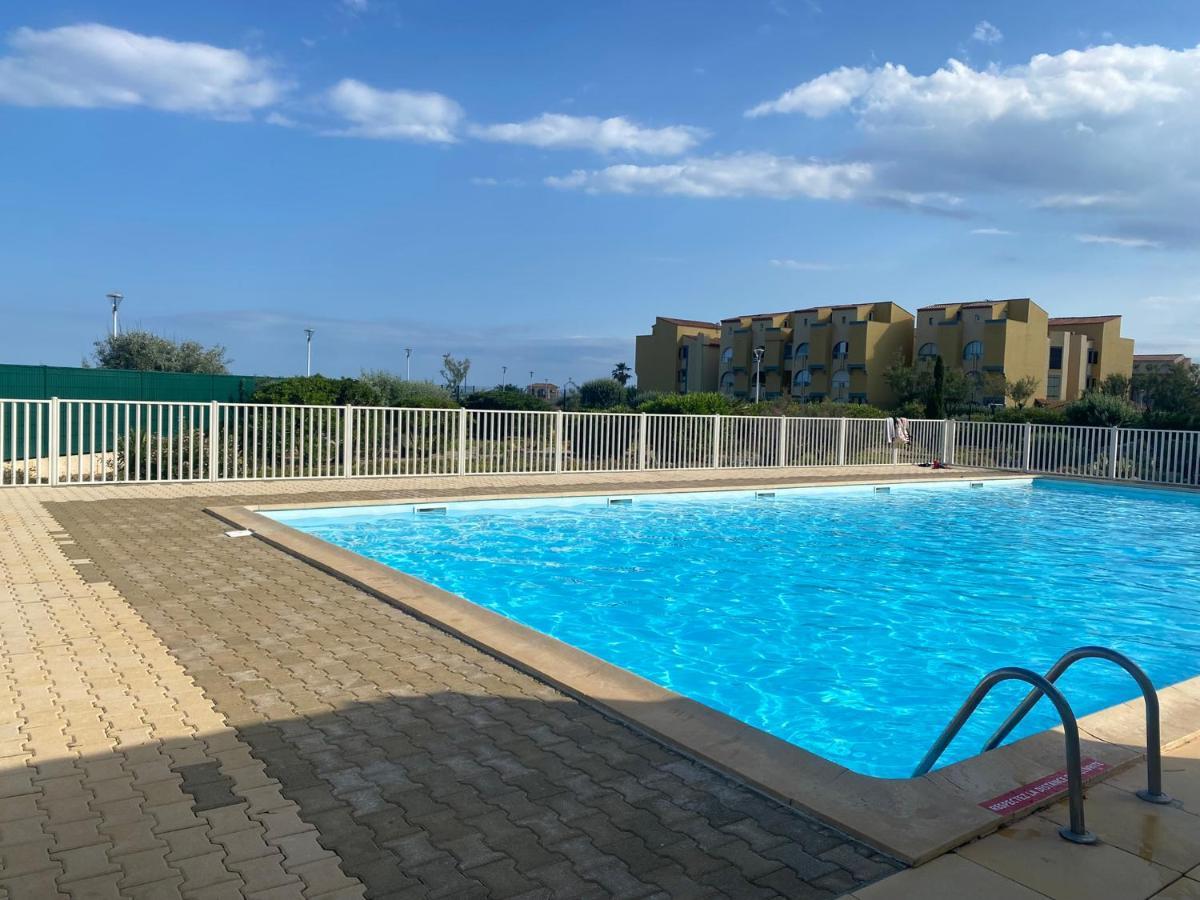 Terrasse Vue Mer 2 Pieces A Leucate Avec Piscine Apartment Ngoại thất bức ảnh